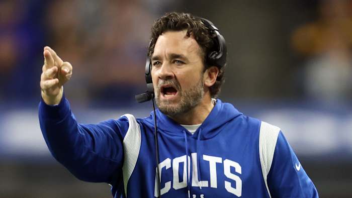 Jeff Saturday vs. Steelers Trevor Ruszkowski-USA TODAY Sports